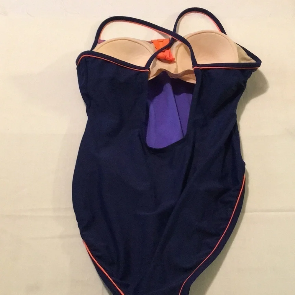 Beach Cabana one piece bathing suit size L (R)